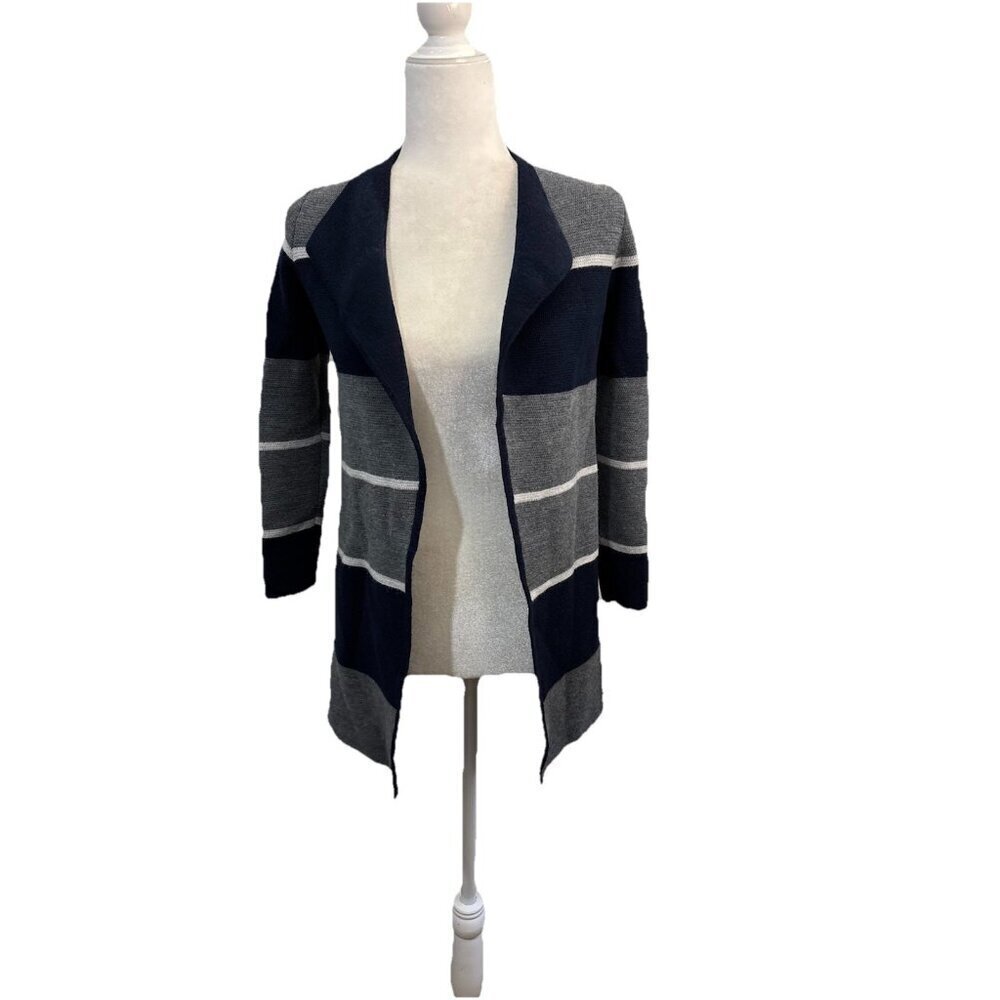 Talbots Pure Merino Wool Double Face Open Cardigan Women Petite Small